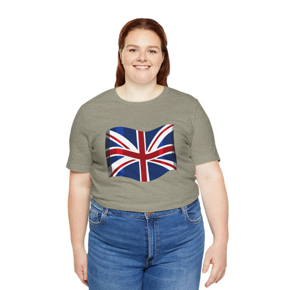 Unisex Jersey Short Sleeve Tee - Classic UK Flag Design - Union Jack Symbol