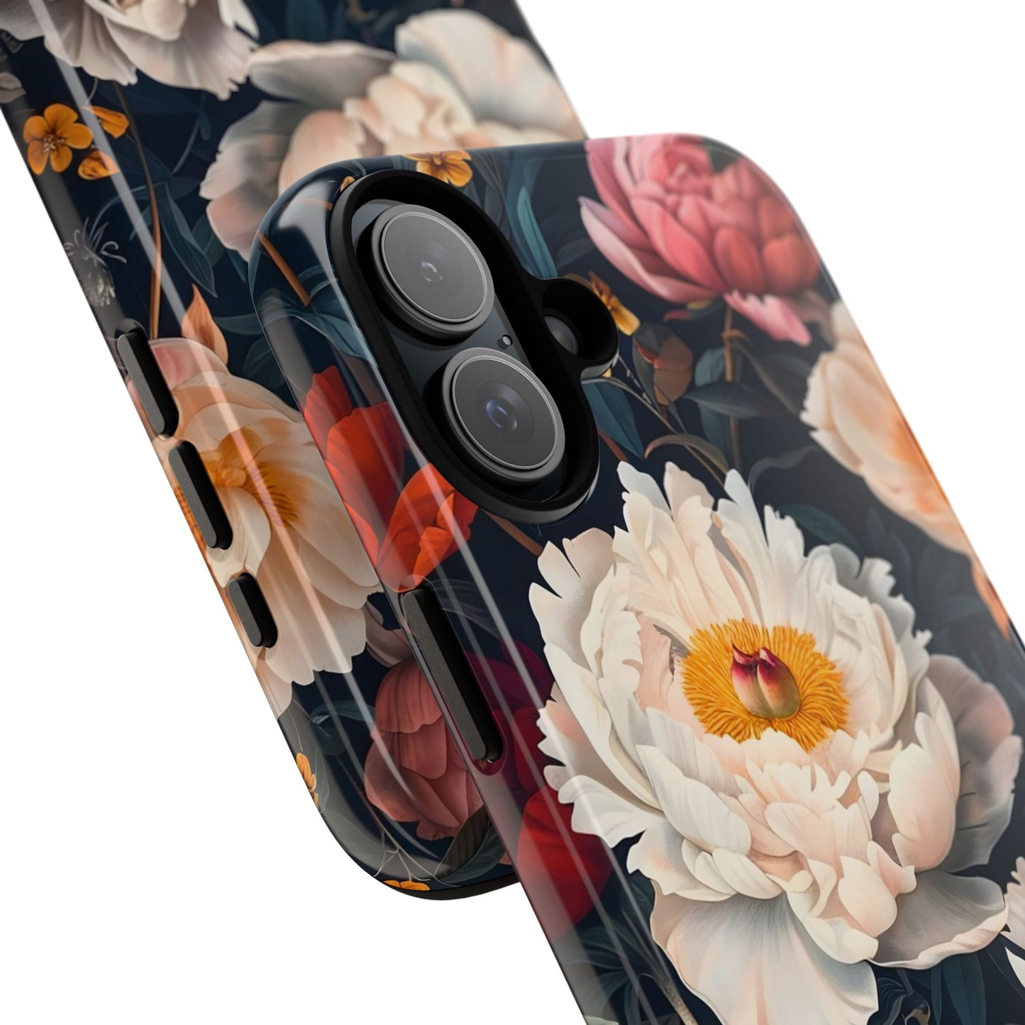 Floral Phone Case, Tough Phone Cover, Flower Design, Unique Gift for Her, Trendy Accessory, Spring Decor