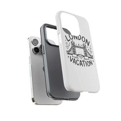 London Vacation Phone Case, Travel Accessories, Unique Gift, London Lover, Custom Phone Cover, Vacation Souvenir