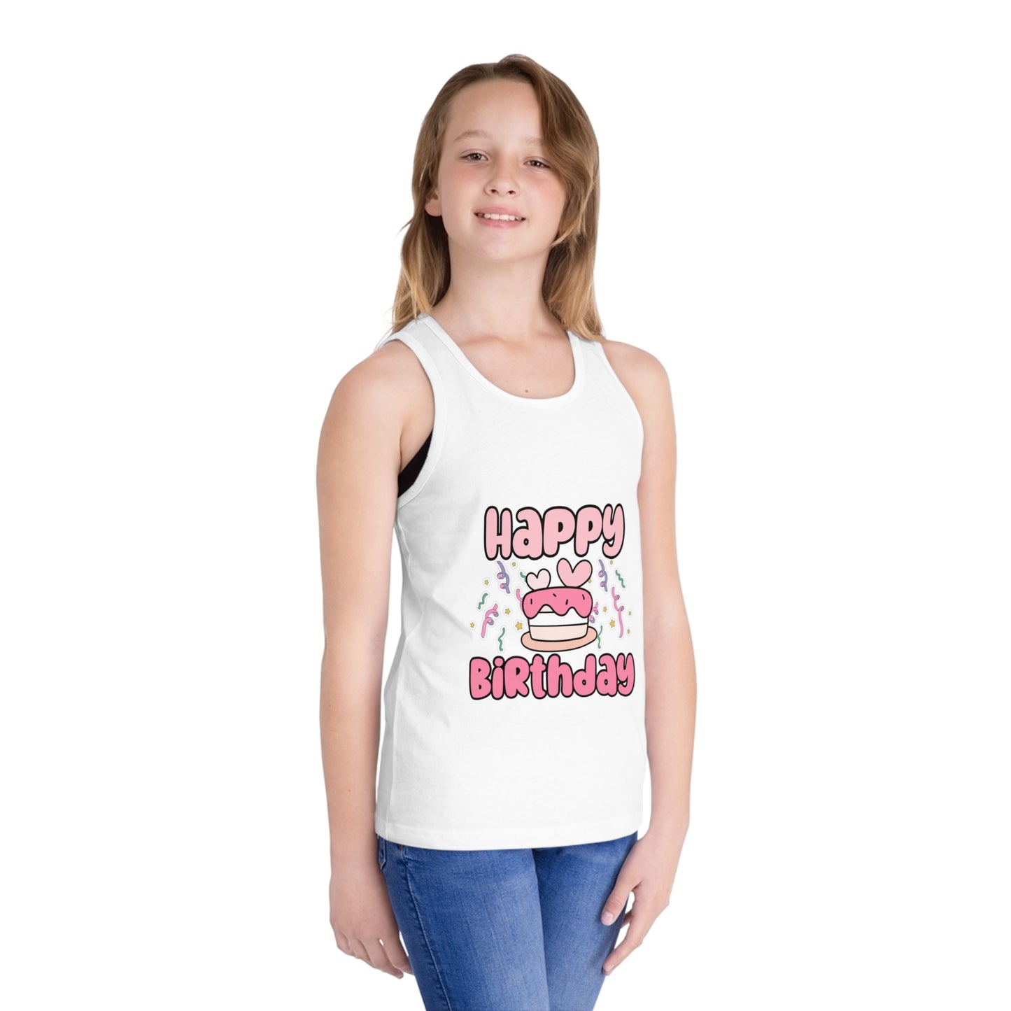 Kids' Happy Birthday Jersey Tank Top