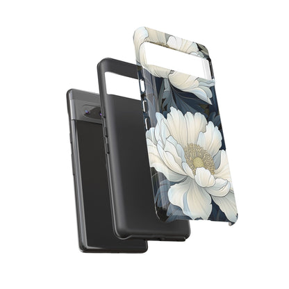 Elegant Floral Phone Case, Floral iPhone Cover, Flower Art Phone Case, Eco-Friendly Mobile Protection, Tough & Stylish Phone Case
