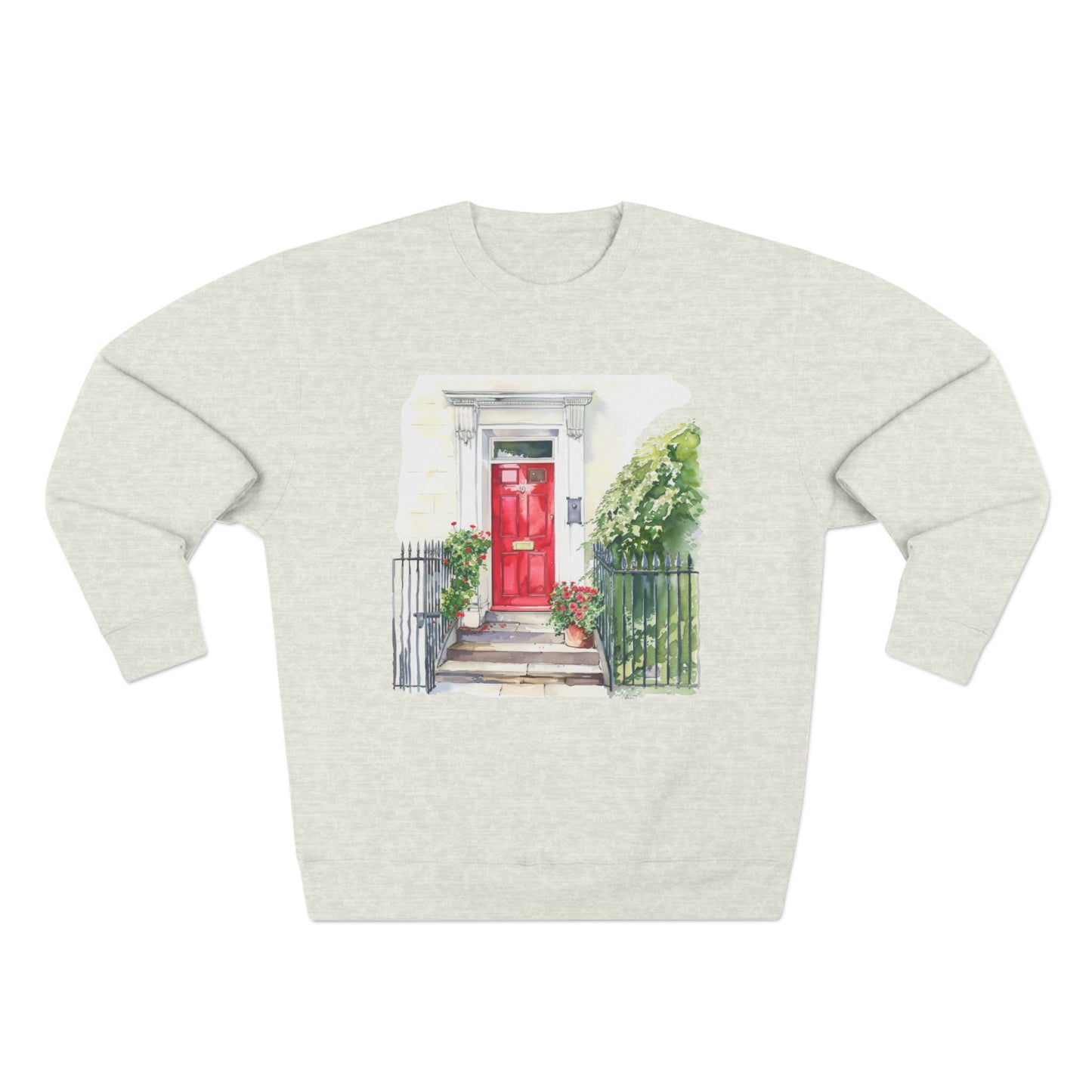 Unisex Crewneck Sweatshirt - Street London Aesthetics Urban Charm and Classic City Vibes