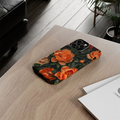 Stylish Floral Phone Case, Tough Cases, Floral Phone Cover, Gift for Her, Spring Accessories, Mother's Day, Phone Protection