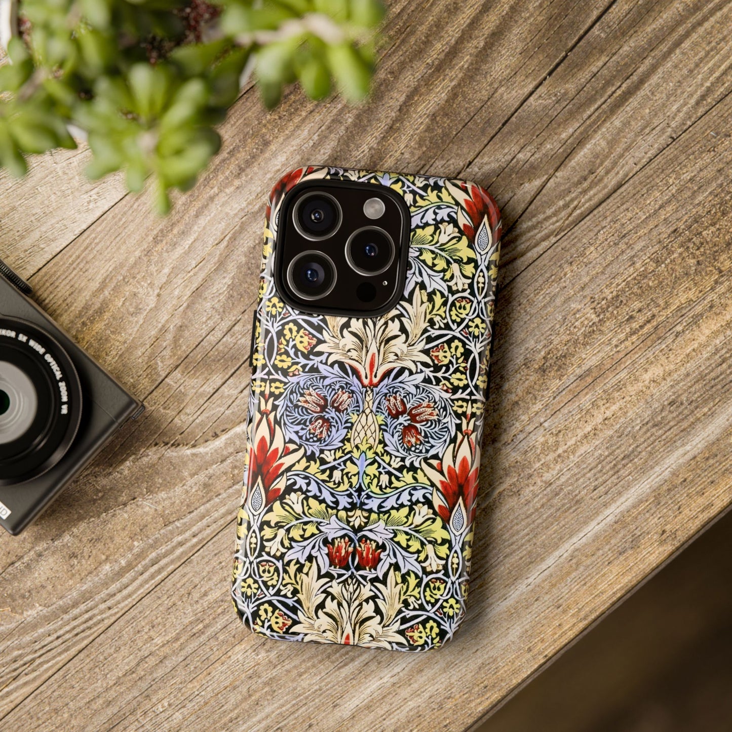 Stylish Phone Case - Floral Design, Tough Cases, Gift for Her, Phone Accessories, Trendy Tech, Unique Cell Phone Cover