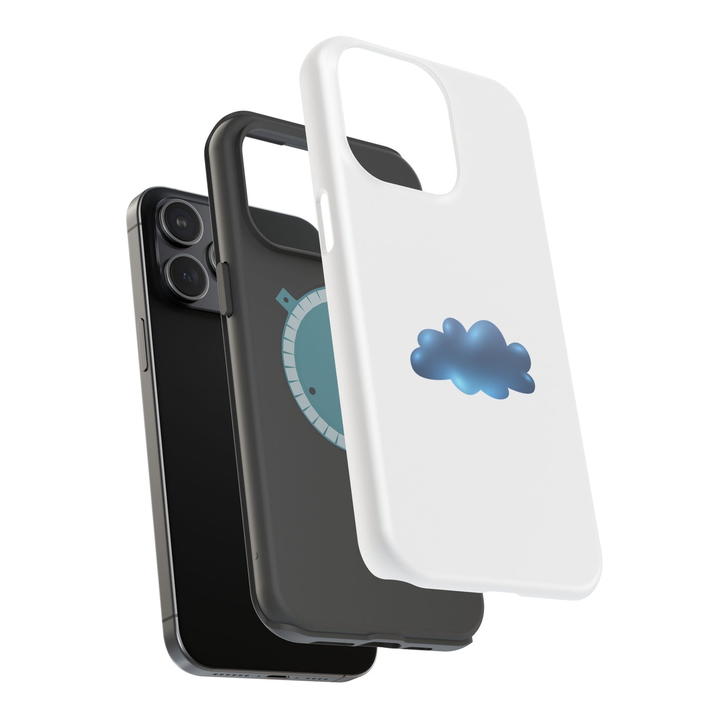Cloud Design Magnetic Phone Cases, Unique Phone Protection, Cute Gift for Tech Lovers, Customizable Designs, Trendy Accessories