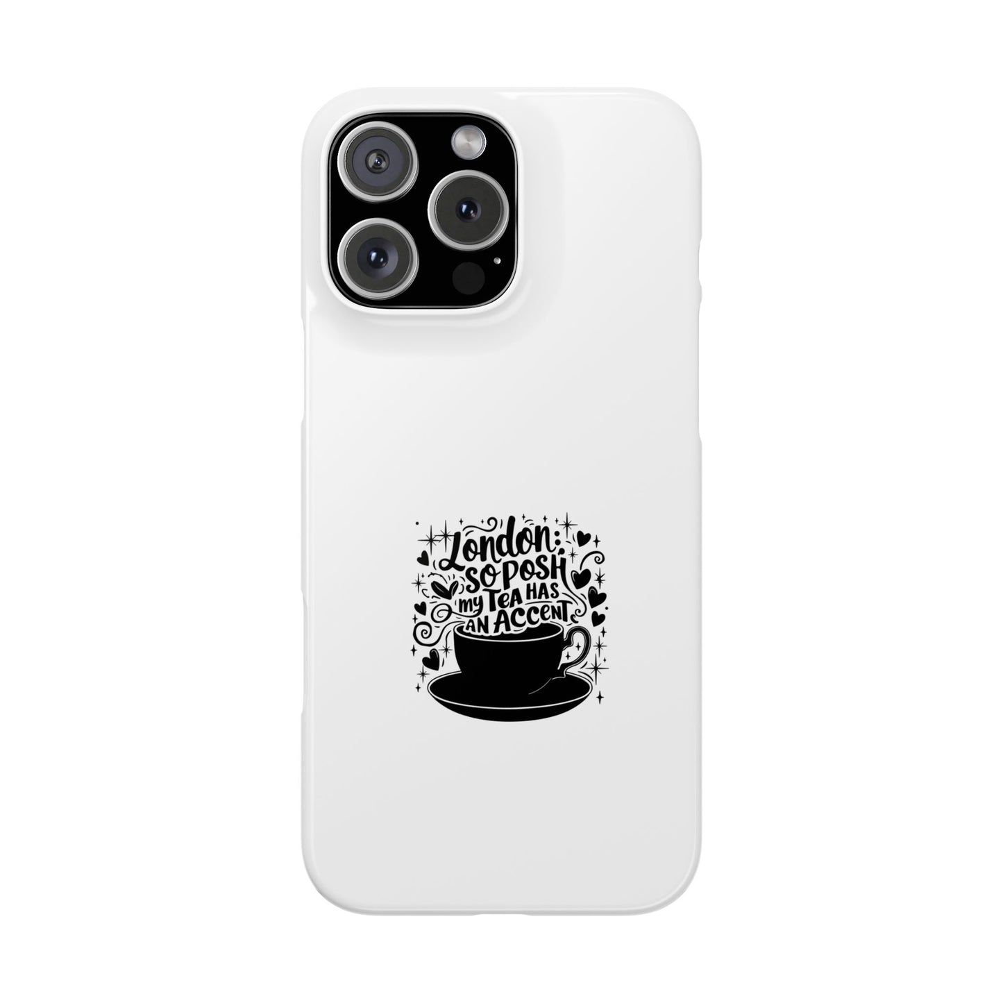 Coffee Lover Slim Phone Cases, Custom Smartphone Cover, Gifts for Coffee Enthusiasts, Unique Accessories, Birthday Gift Idea