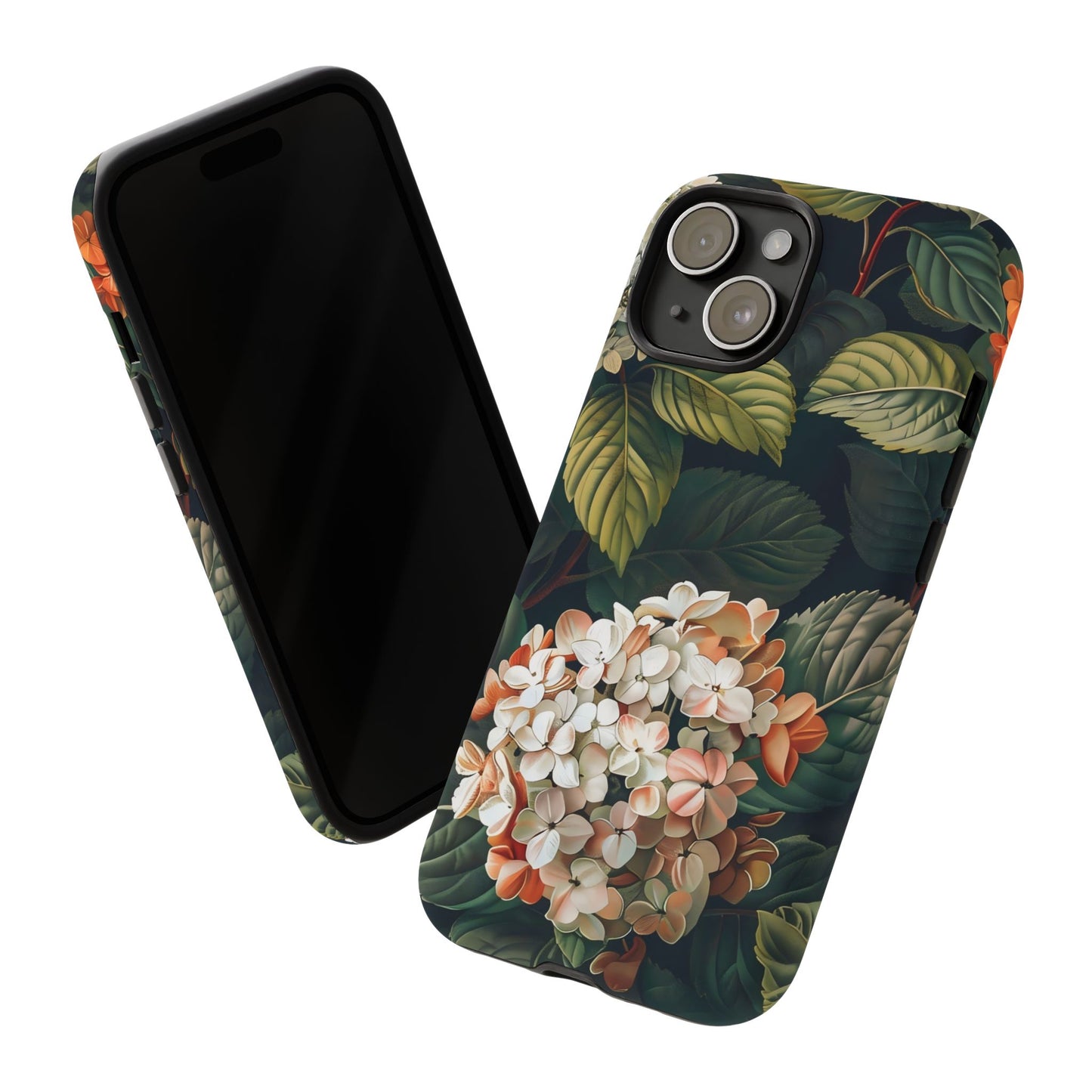 Floral Phone Case - Tough Cases, Nature Lover Gift, Floral Design, Botanical Phone Cover, Stylish Cellphone Accessory, Mother's Day Gift
