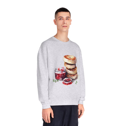 Unisex NuBlend® Crewneck Sweatshirt - British Royal Feast Opulent Dining Fit for Royalty