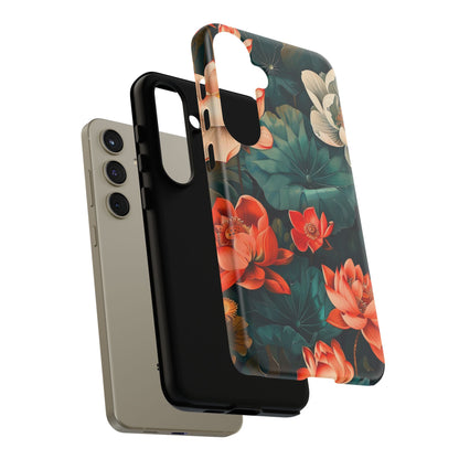 Flower Phone Case, Floral Phone Cover, Tough Case for Floral Lovers, Gift for Her, Stylish Tech Accessories