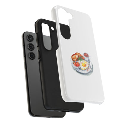 Breakfast Lovers Tough Phone Case - Cute Food Art, Durable Protection