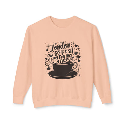 Unisex Lightweight Crewneck Sweatshirt - London's Tea