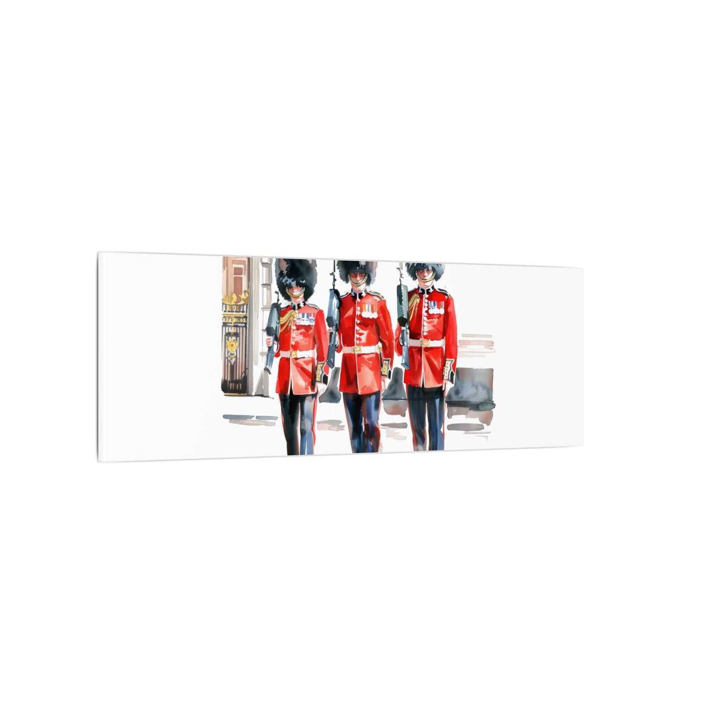 Royal Guards Canvas Print, British Wall Art, Home Decor, Unique Gift, London Culture