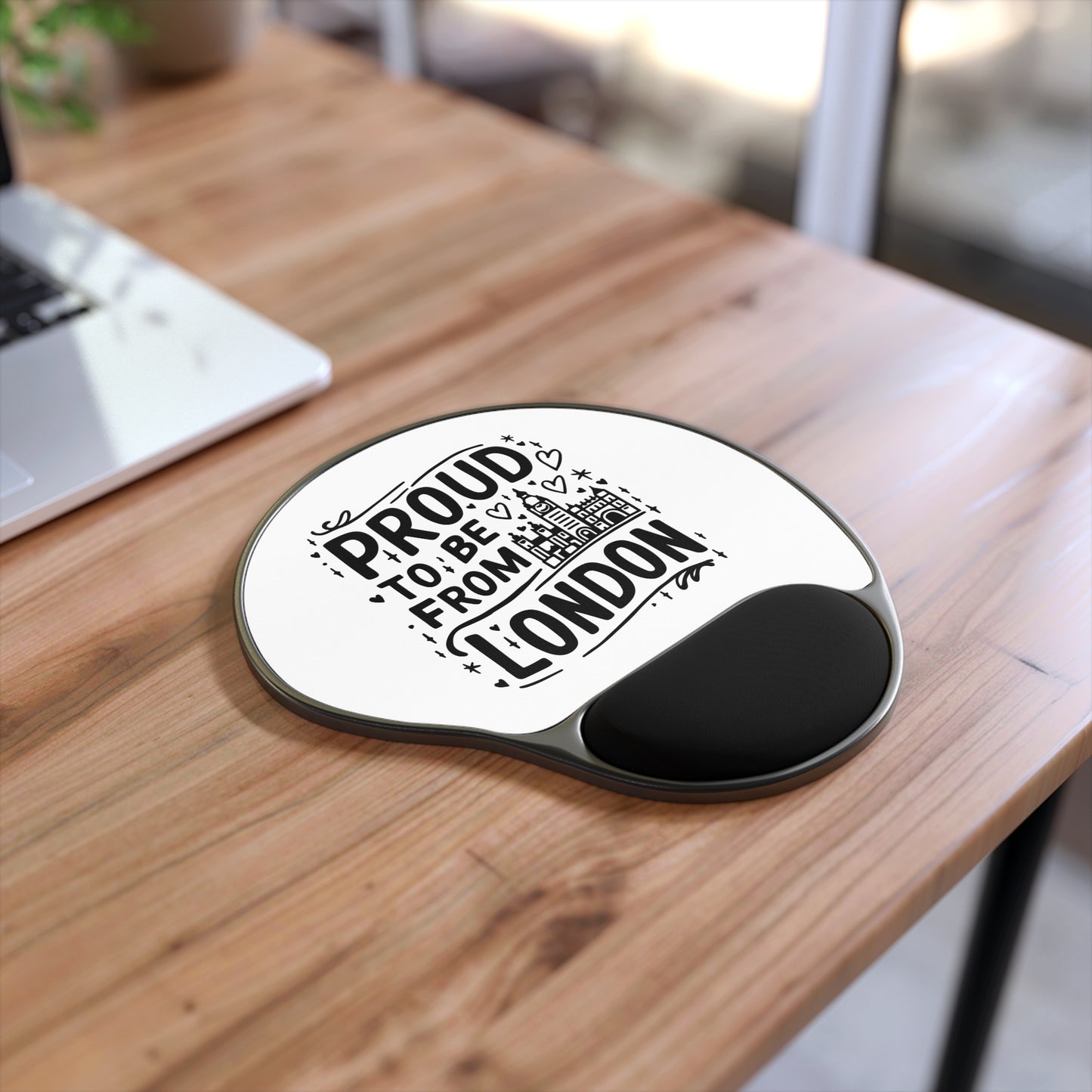 London Pride Mouse Pad with Wrist Rest, Ergonomic Gaming Mouse Pad, Office Desk Accessories, Ideal Gift for London Lovers, Unique Work [...]