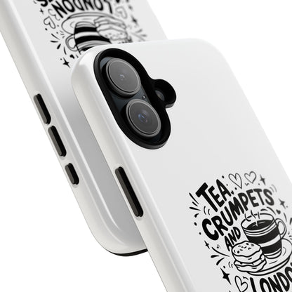 London Adventures Phone Case - Tea & Crumpets Design