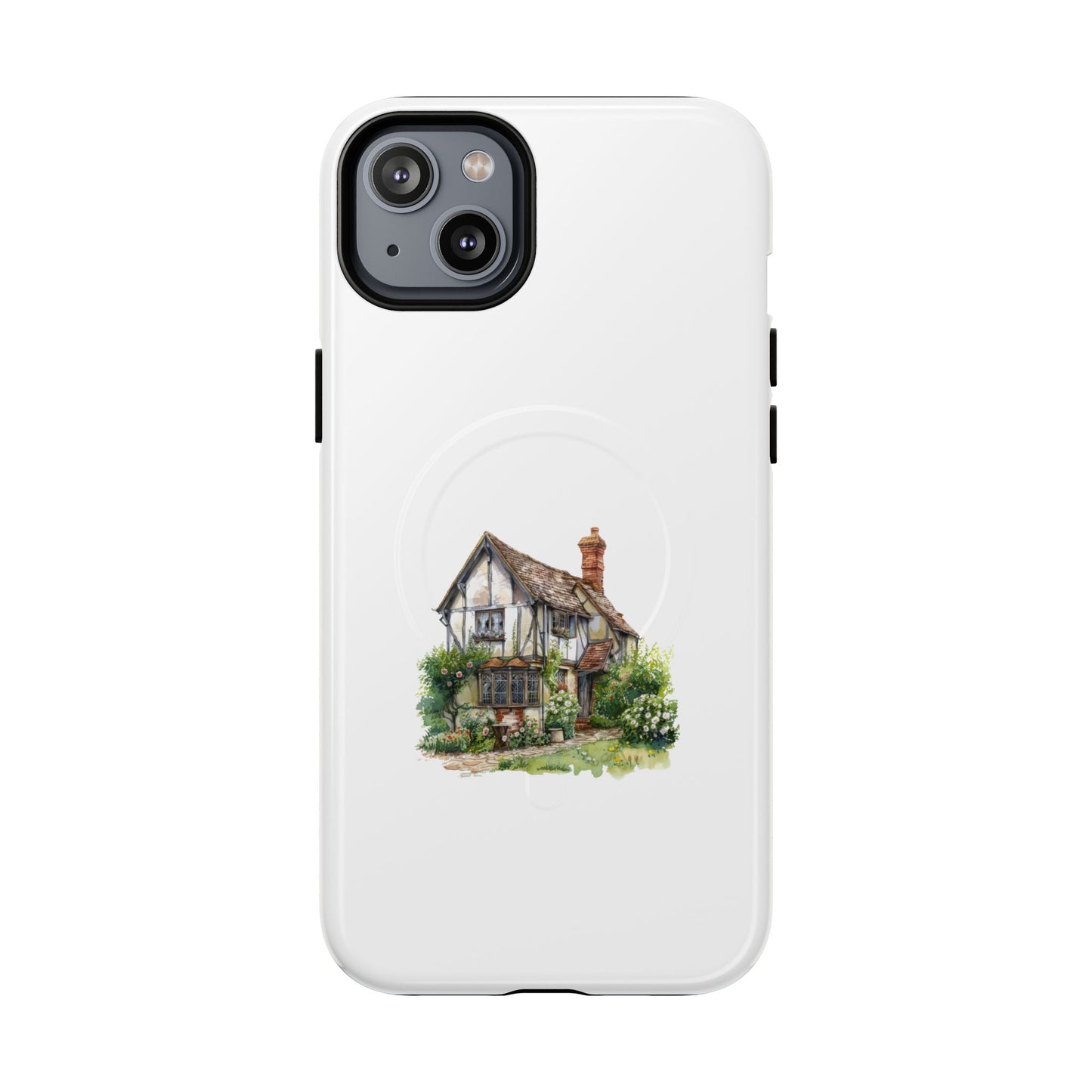 Charming Cottage Magnetic Phone Case | Tough & Durable iPhone Cover, Gift for Home Lovers, Personalized Phone Accessory