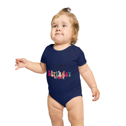 Cute Birthday Baby Bodysuit - It's My Birthday Bodysuit for Little Ones