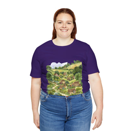 Unisex Jersey Short Sleeve Tee - Enchanting Landscapes of Britain