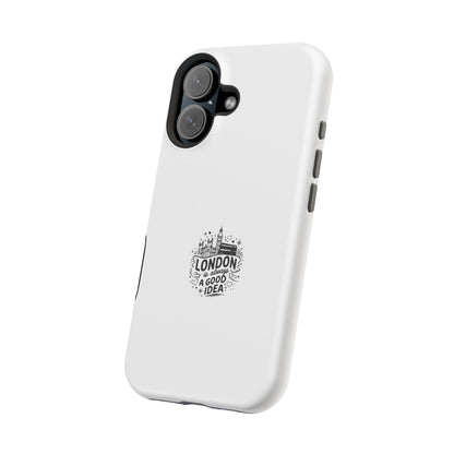 London Good Idea Magnetic Phone Case, Travel Accessories, Unique Gift, Phone Cover, London Souvenir, Custom Case
