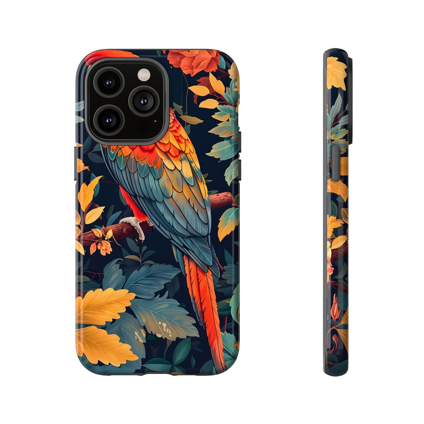 Vibrant Parrot Phone Case - Tough, Stylish, Nature-Inspired, Tropical, Wildlife, Perfect Gift, Summer Vibes