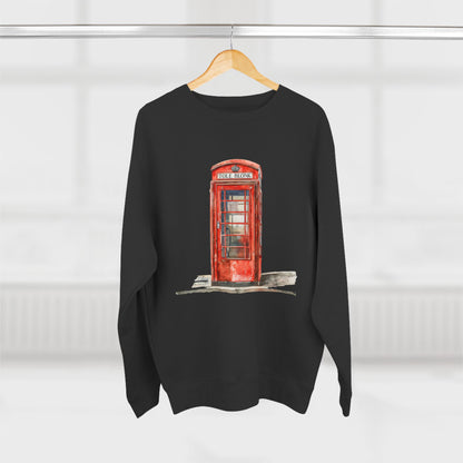 Unisex Crewneck Sweatshirt - Iconic British Public Telephone