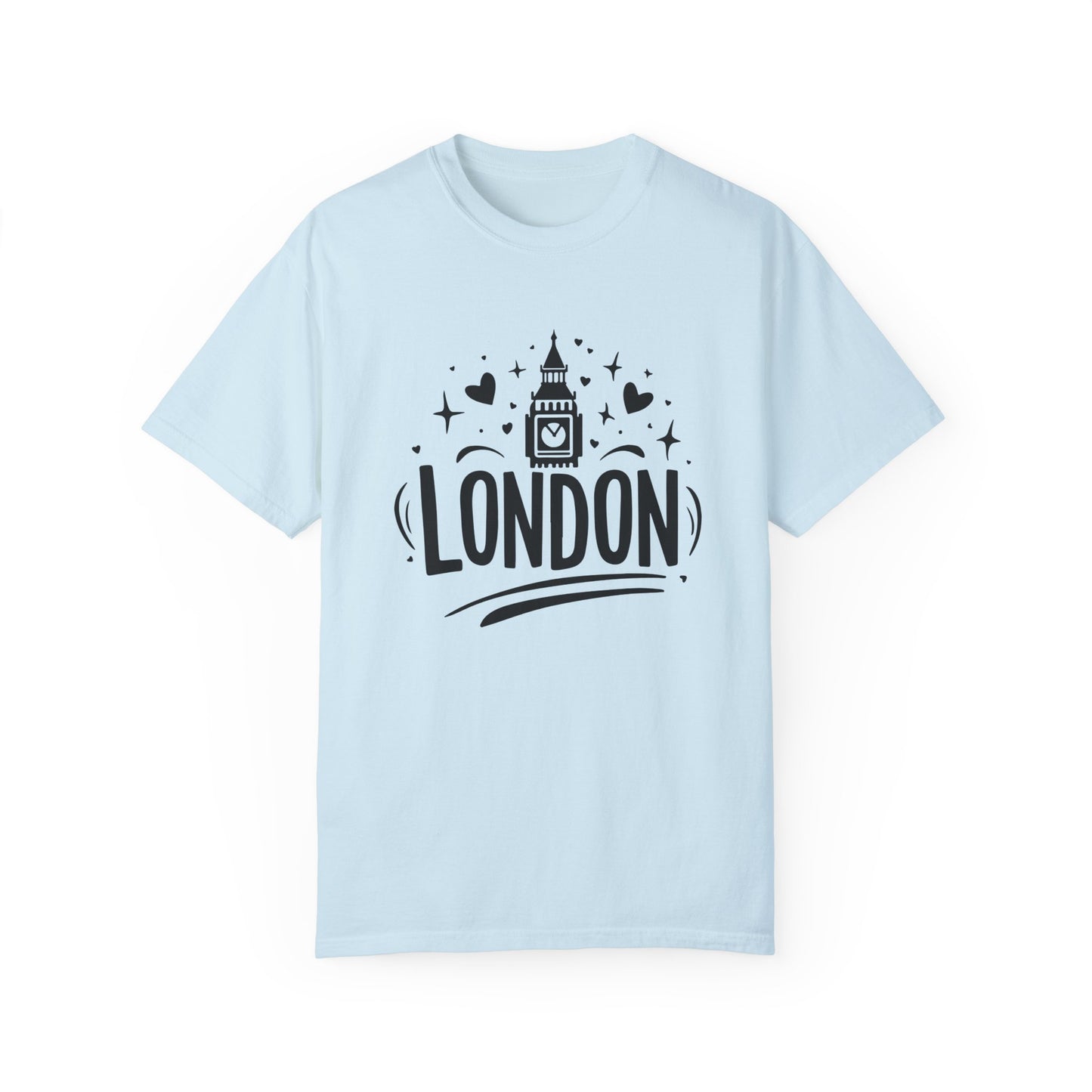 London Aesthetic - Timeless Cityscape Trendy Unisex Garment-Dyed T-shirt