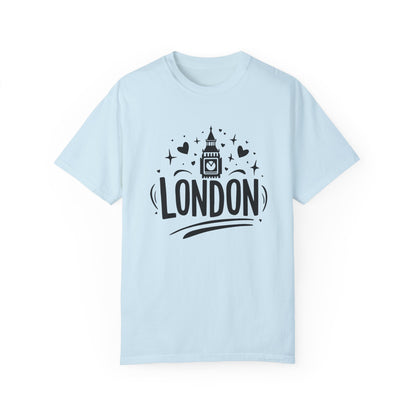 London Aesthetic - Timeless Cityscape Trendy Unisex Garment-Dyed T-shirt
