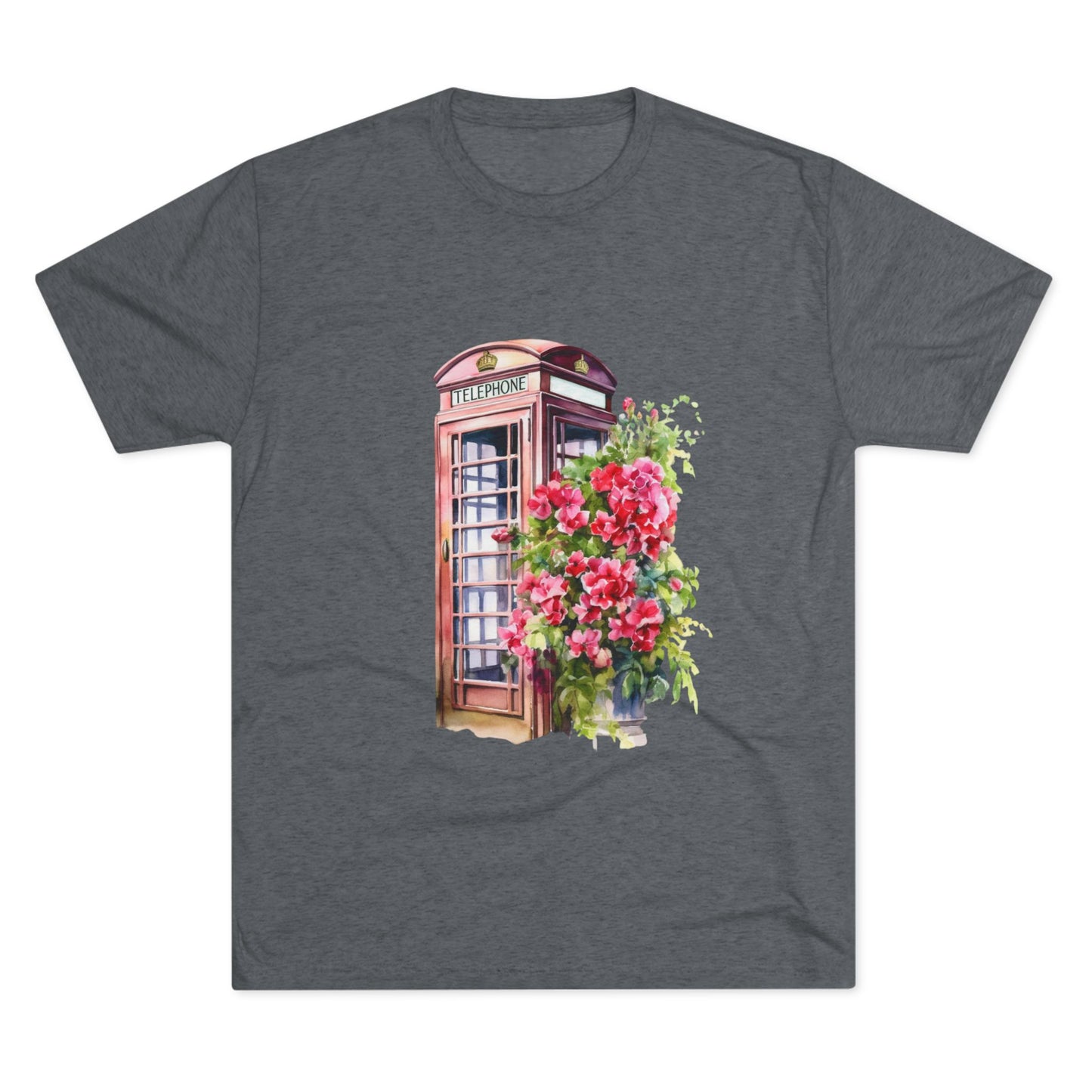 London Aesthetic Trendy Unisex Tri-Blend Crew Tee