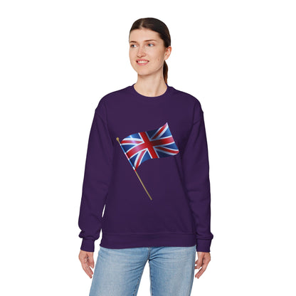 Unisex Heavy Blend™ Crewneck Sweatshirt - Flying the Flag - The British Union Jack