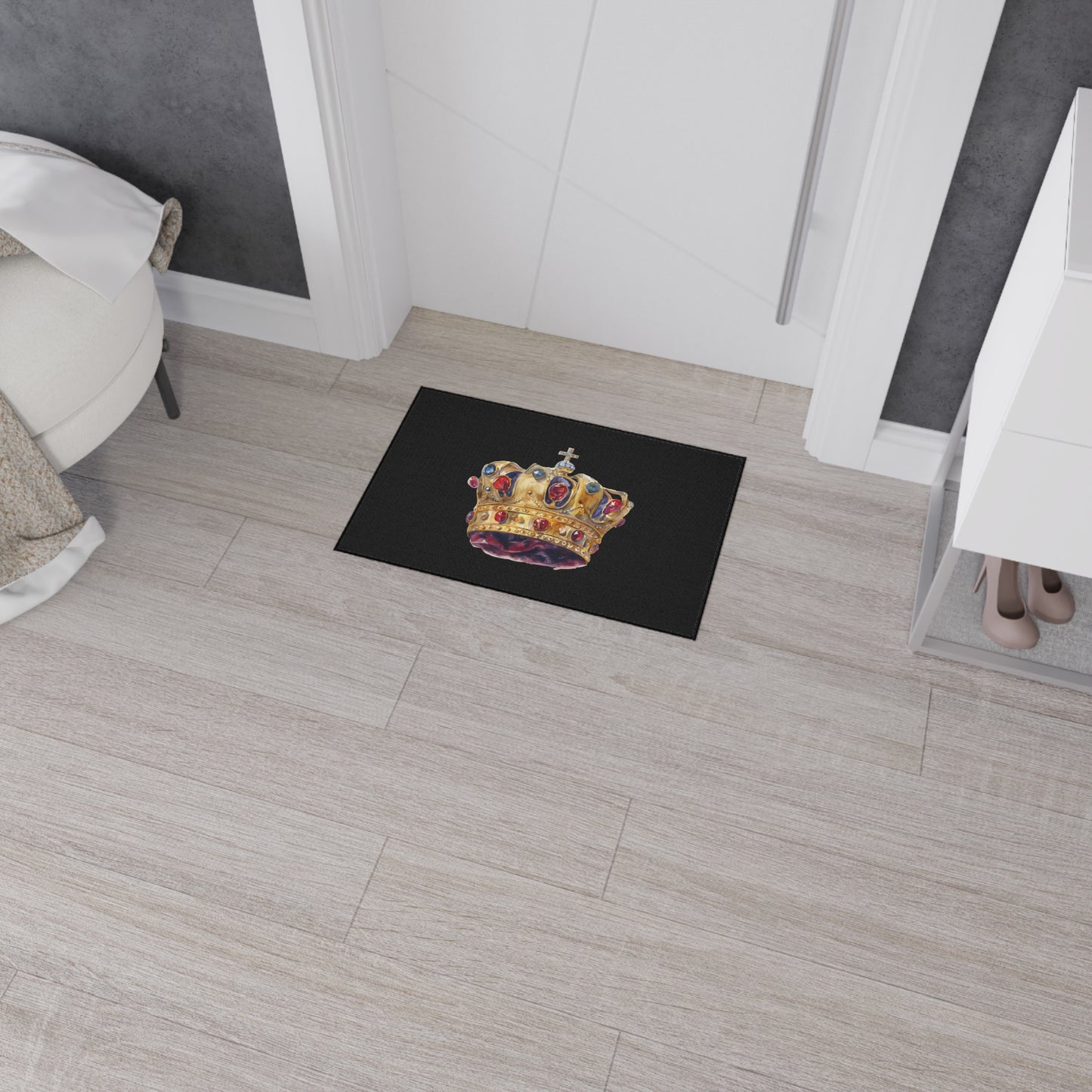 Royal Crown Heavy Duty Floor Mat | Unique Entryway Rug | Home Decor for Royalty Lovers | Perfect Gift for Housewarming, Weddings, and [...]