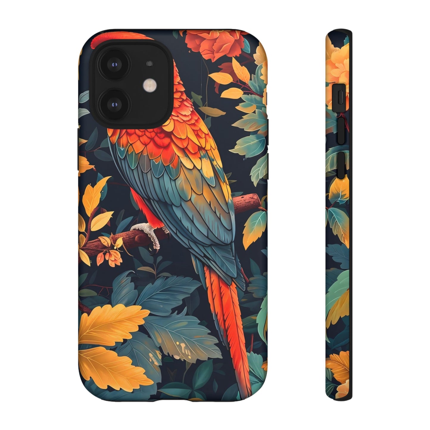 Vibrant Parrot Phone Case - Tough, Stylish, Nature-Inspired, Tropical, Wildlife, Perfect Gift, Summer Vibes