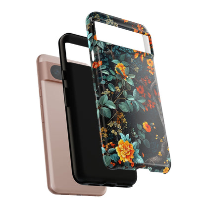 Floral Phone Case | Tough Cases, Protective Cover, Gift for Her, Autumn Vibes, Floral Phone Accessory, Unique Design