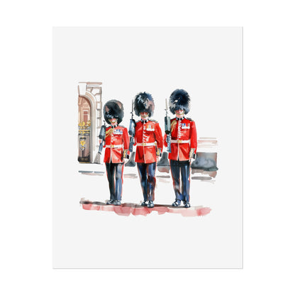 London Guard Roll-Up Posters, British Soldier Art Prints, Home Decor, Travel Gifts, Wall Art for Various Occasions
