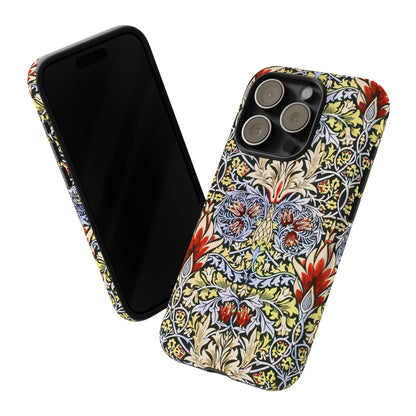 Stylish Phone Case - Floral Design, Tough Cases, Gift for Her, Phone Accessories, Trendy Tech, Unique Cell Phone Cover