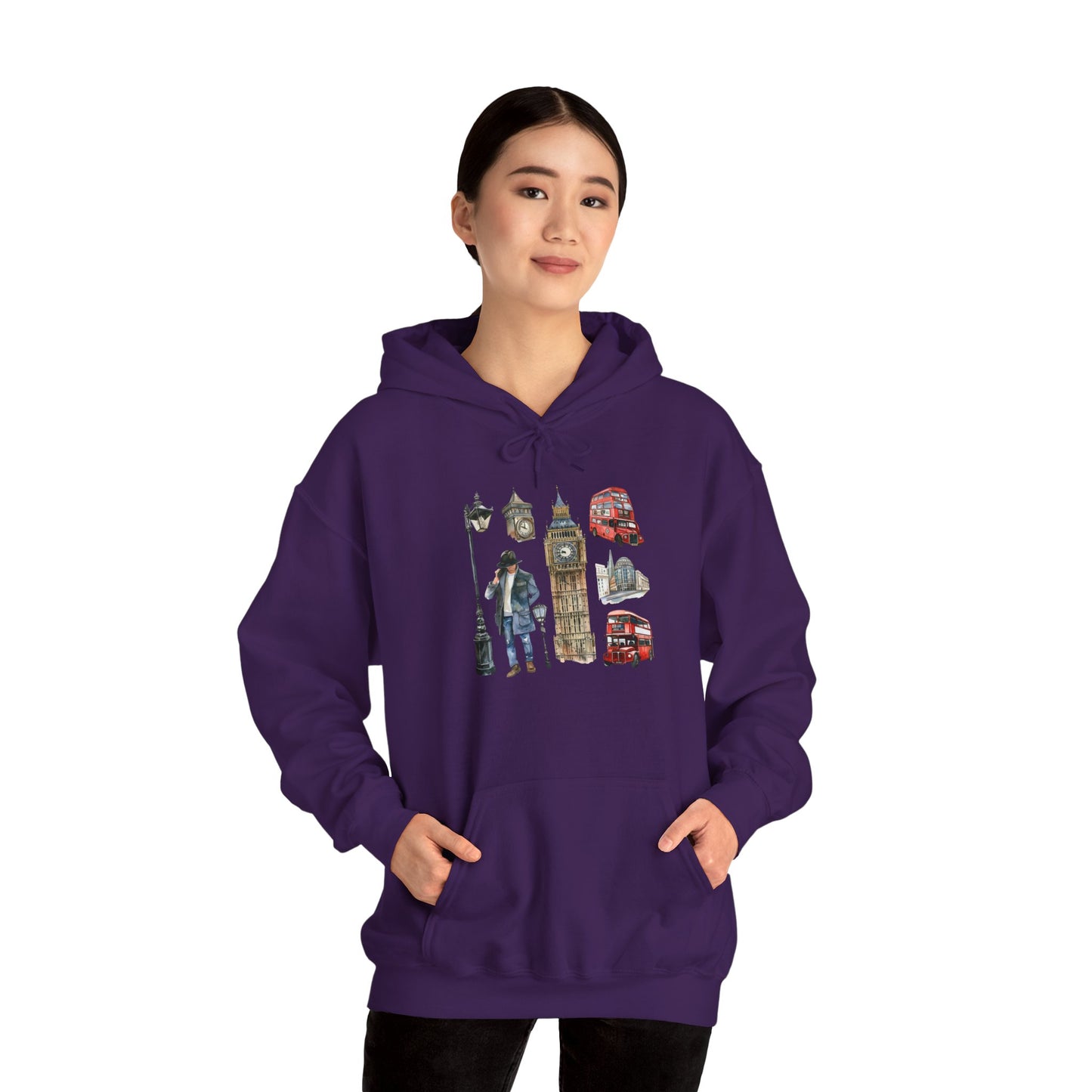 Unisex Heavy Blend™ Hooded Sweatshirt - Pints and Stories - Life at a British Pub
