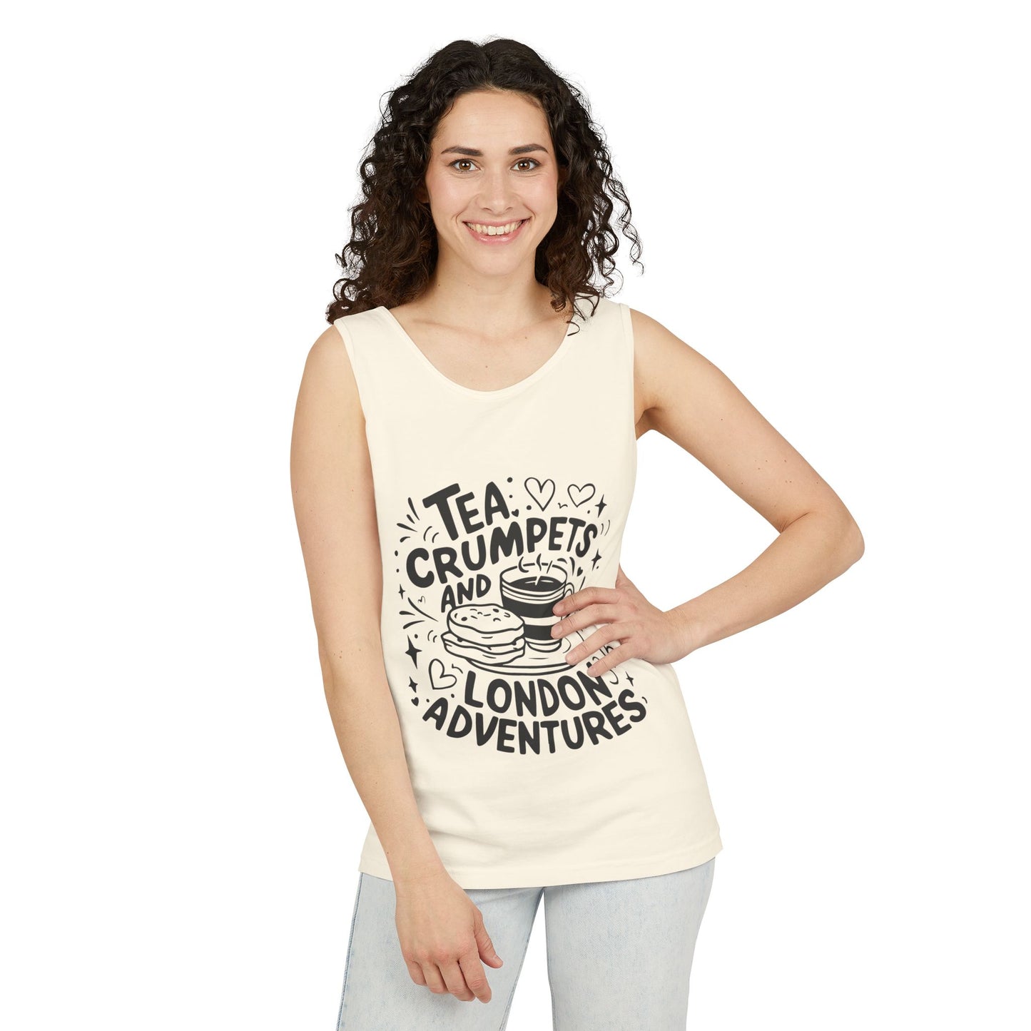 Unisex Garment-Dyed Tank Top - London's exciting Adventures