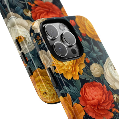 Floral Tough Case for Phones | Durable Floral Phone Cover, Boho Chic, Unique Gift for Her, Phone Protection, Flower Design