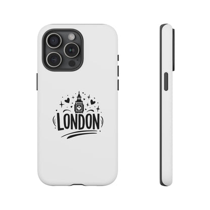 Stylish Phone Case for London Lovers, London Gift, Travel Accessory, Unique Smartphone Case, Cityscape Phone Cover