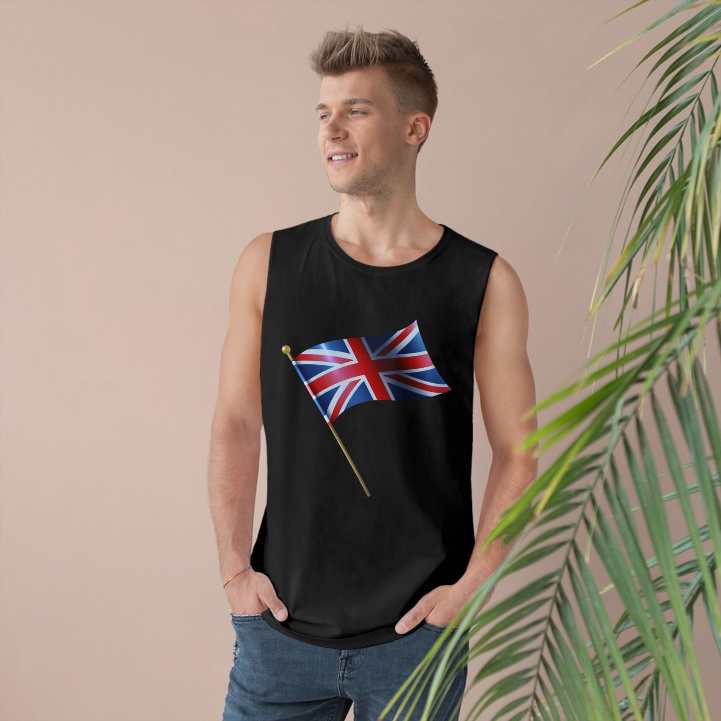 Unisex Barnard Tank -Classic UK Flag Design - Union Jack Symbol