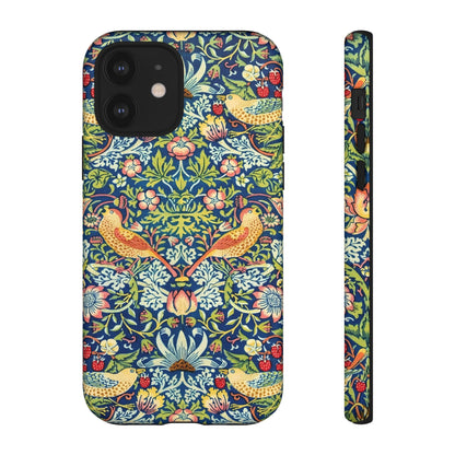 Floral Phone Case | Tough Cases, Stylish Protection, Unique Gift, Eco-Friendly, Floral Pattern, Bird Design