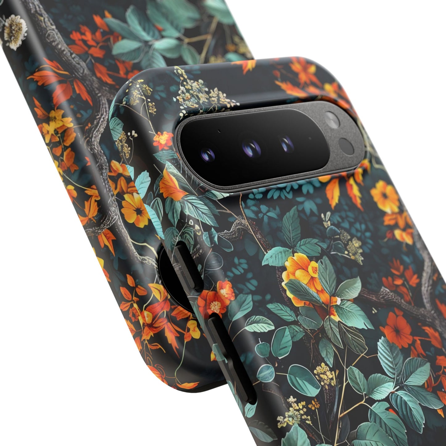 Floral Phone Case | Tough Cases, Protective Cover, Gift for Her, Autumn Vibes, Floral Phone Accessory, Unique Design
