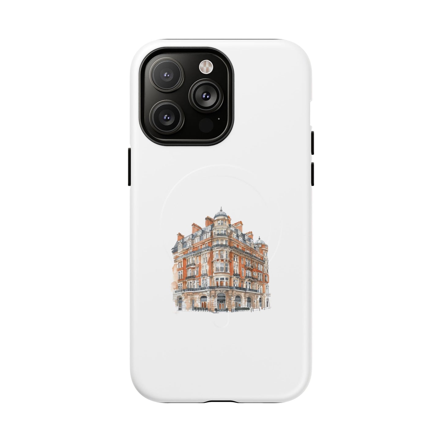 Elegant Tough Magnetic Case with Urban Design, Phone Case, Smartphone Protector, Gift for Her, Unique Tech Accessories