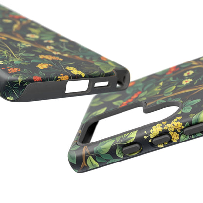 Floral iPhone Case, Nature Inspired Tough Case, Botanical Phone Cover, Eco-Friendly Gift, Unique Floral Design