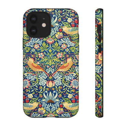 Floral Phone Case | Tough Cases, Stylish Protection, Unique Gift, Eco-Friendly, Floral Pattern, Bird Design