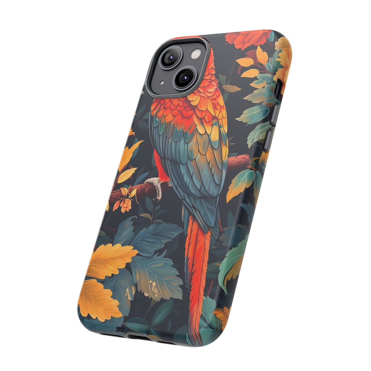 Vibrant Parrot Phone Case - Tough, Stylish, Nature-Inspired, Tropical, Wildlife, Perfect Gift, Summer Vibes