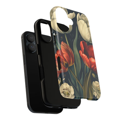 White Flower Tough Cases