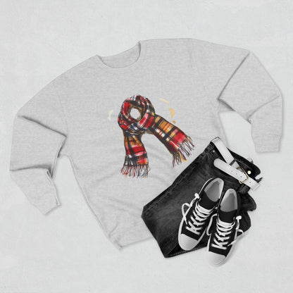 Unisex Crewneck Sweatshirt - Classic British Plaid Scarf