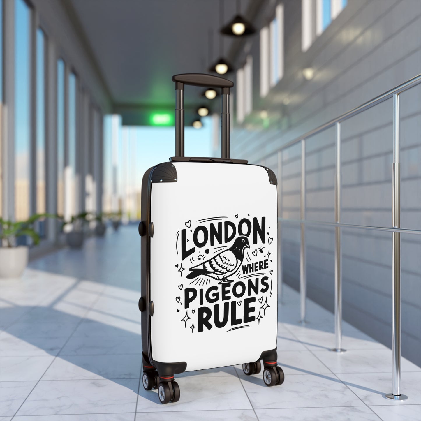 Pigeons Rule in London - Suitcase