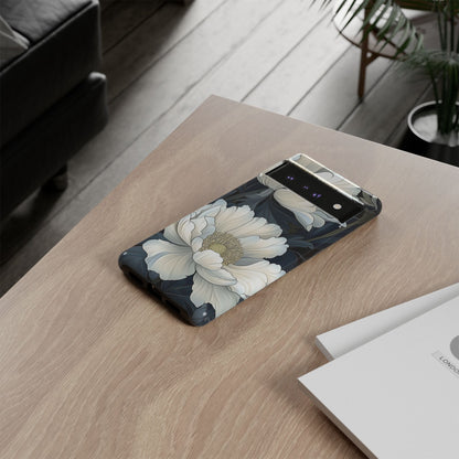 Elegant Floral Phone Case, Floral iPhone Cover, Flower Art Phone Case, Eco-Friendly Mobile Protection, Tough & Stylish Phone Case