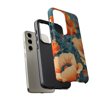 Floral Phone Case, Tough Cases for Protection and Style, Spring Aesthetic, Gift for Her, Phone Accessory for Nature Lovers