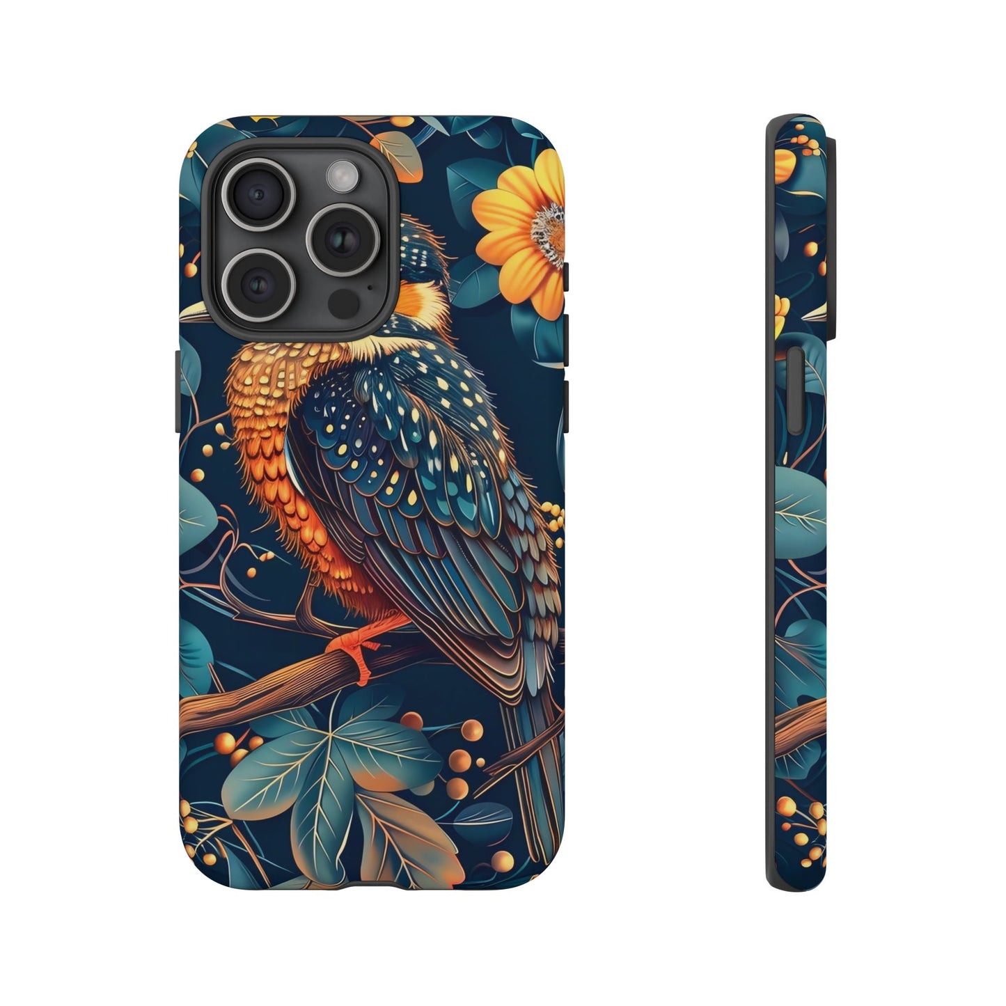 Nature-Inspired Phone Case | Artistic Bird Design | Tough Cases for Nature Lovers, Unique Gift, Eco-Friendly, Wildlife Decor